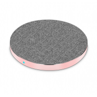 The Most Selling Quick Wireless Charging For Smart Phone Good Heat Dissipation Round Aluminum Wireless Qi Charger