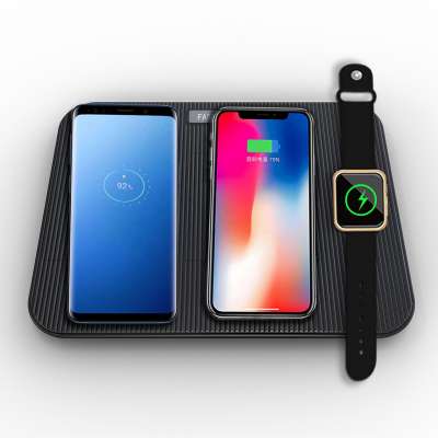 4 in 1 Charging Stand Wireless Charger Fast Wireless Charging Dock With 30W Adapter Plug 4 in1 Wireless Charger Pad Charging