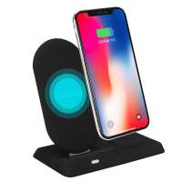 Wireless Charger for iWatch 5 2 3 4 for iPhone 8 7 6 S Plus XR X XS 11 Pro Max Charger Dock 2 In 1 Wireless Charger Pad Stand