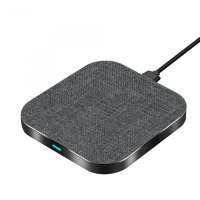 Best Seller 2019 Qi 10W Aluminum Alloy Wireless Charger